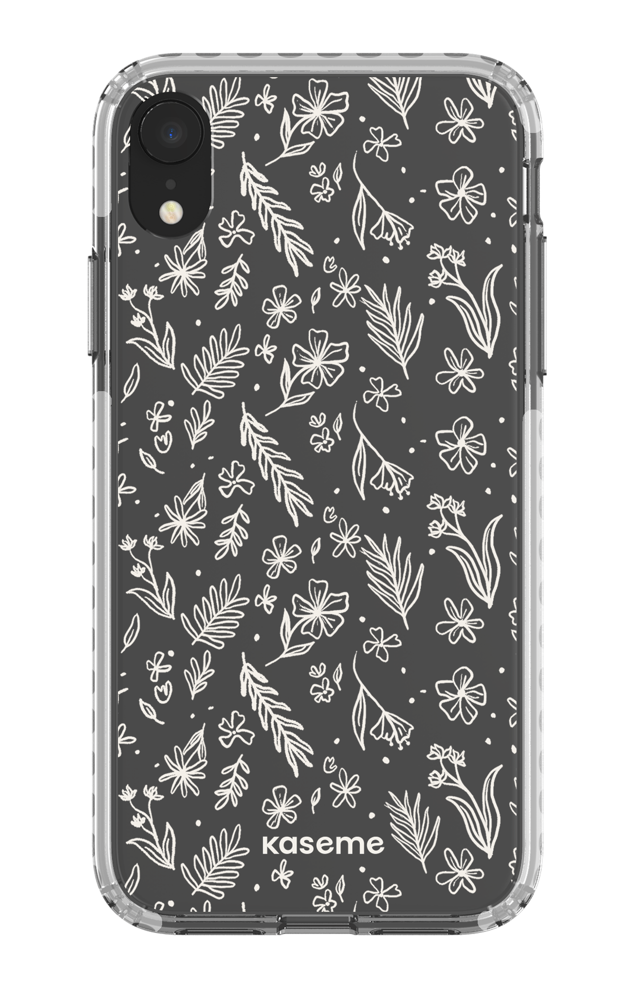 iPhone XR Clear Case - White Olive Branch Clear Case -