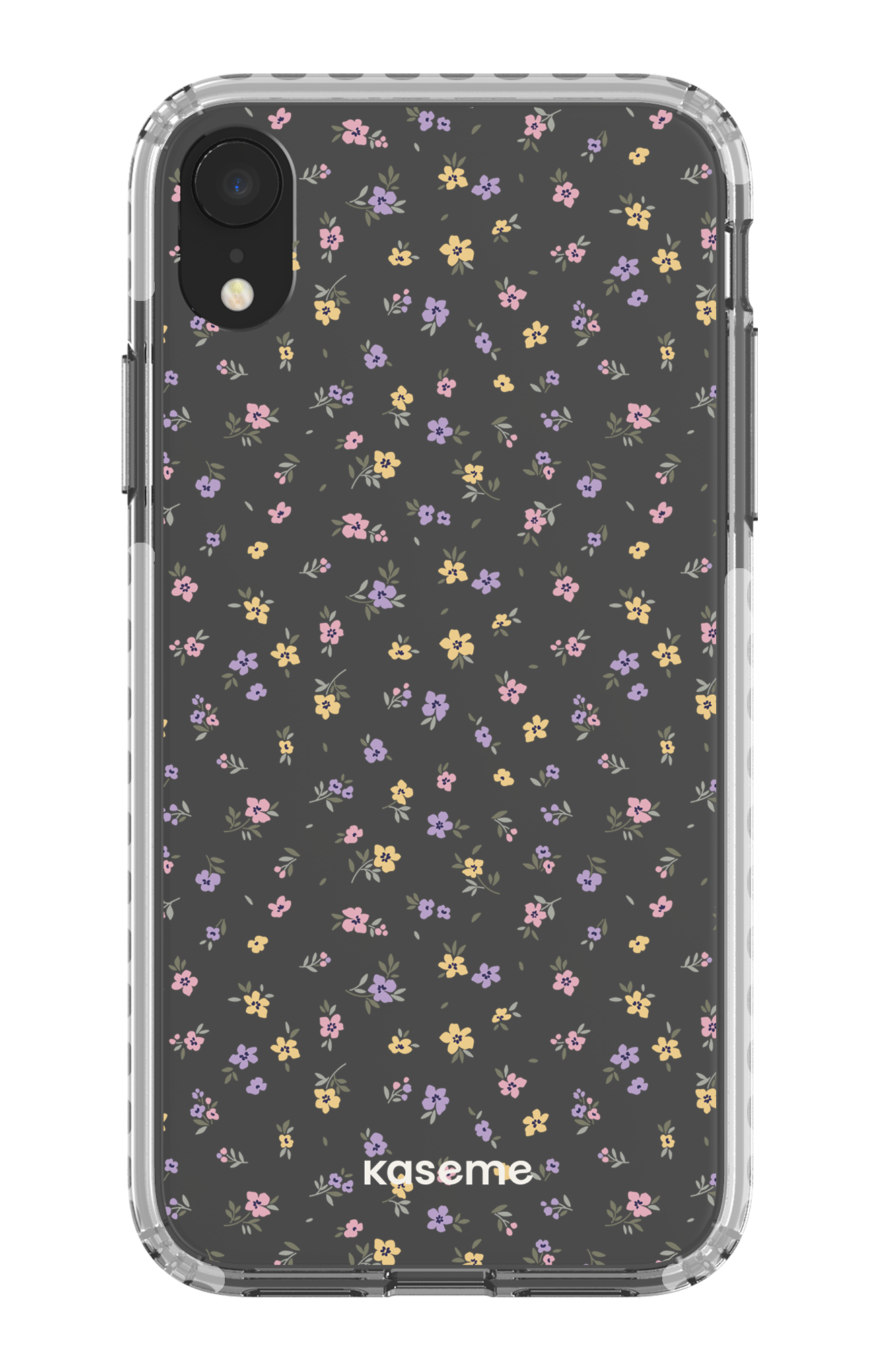 iPhone XR Clear Case - White Porcelain Blossom Clear Case -