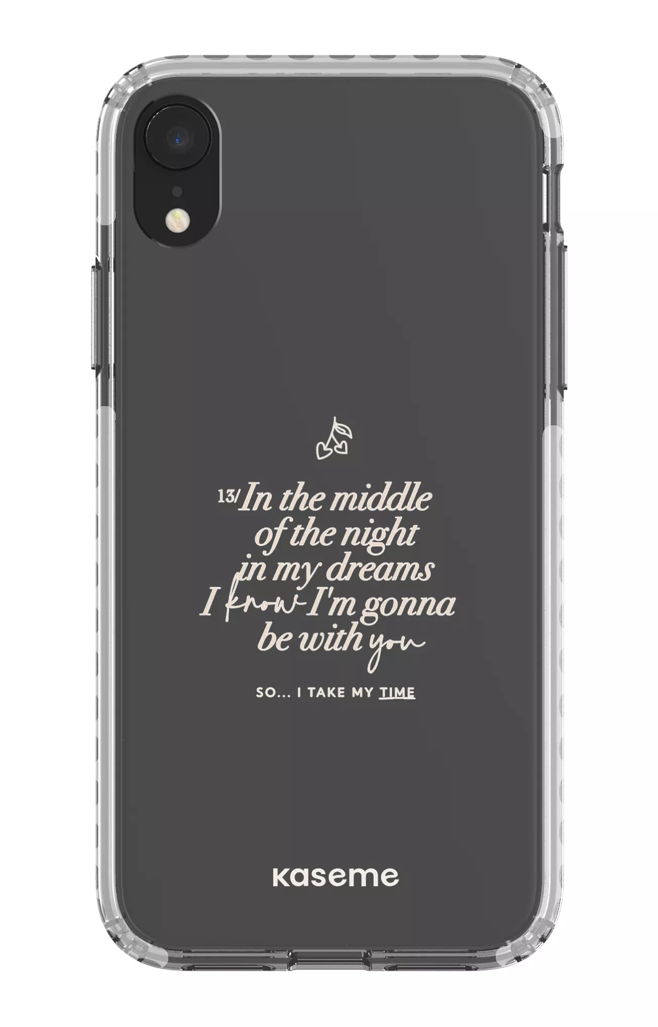 iPhone XR Clear Case - White Ready For It Clear Case -