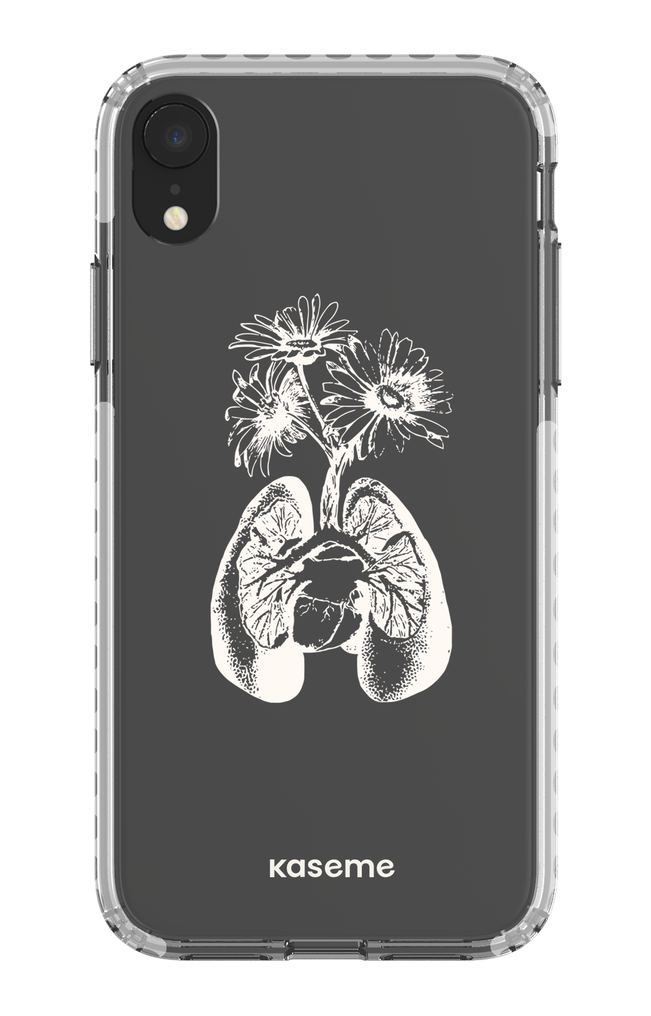 iPhone XR Clear Case - White Revival clear case -