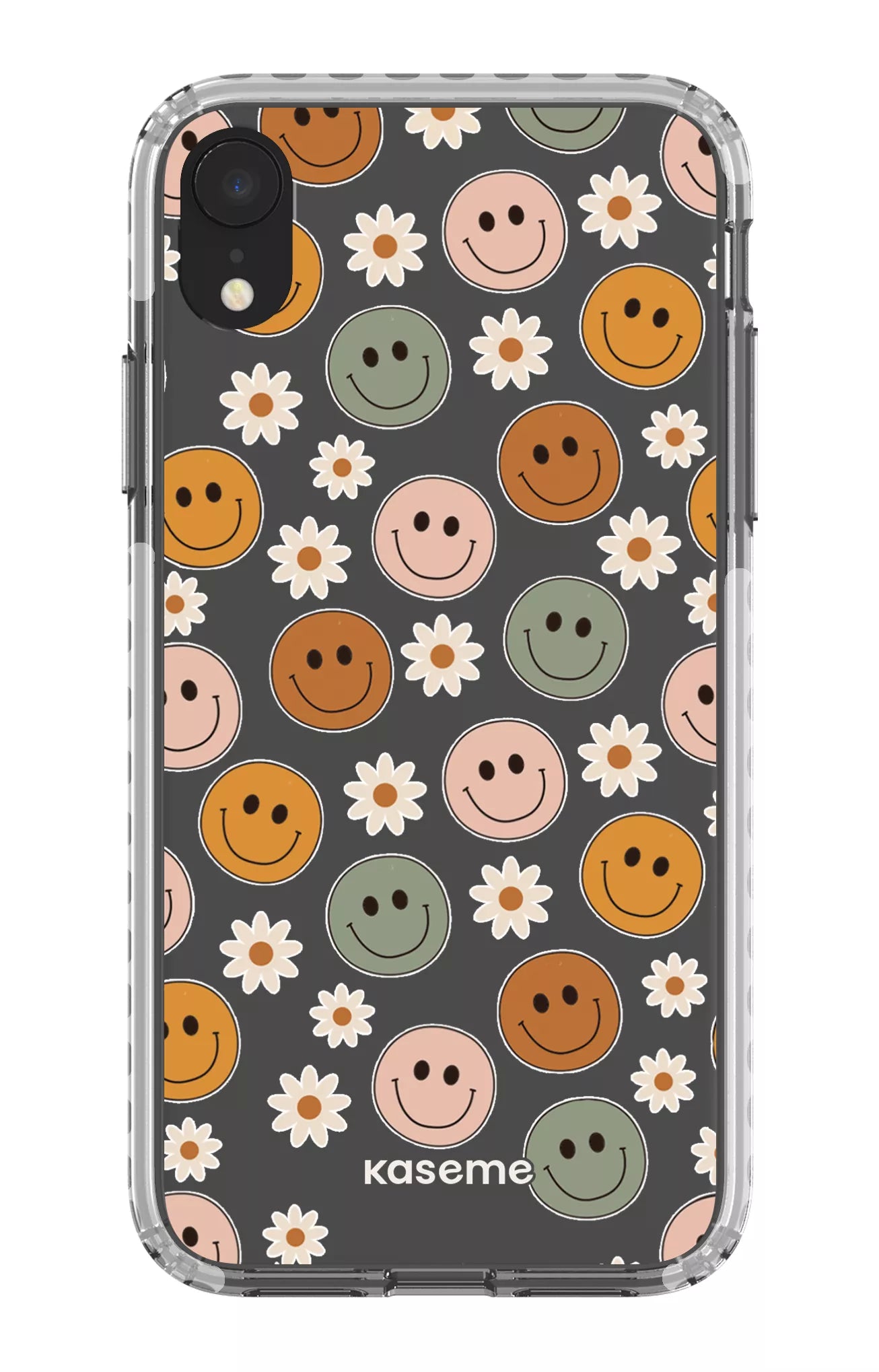 iPhone XR Clear Case - White Smirk Clear Case -