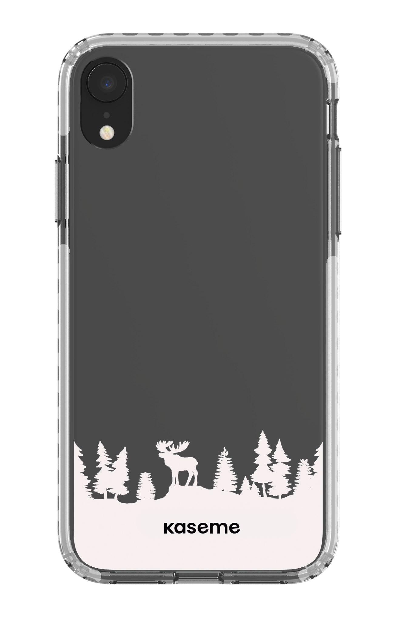 iPhone XR Clear Case - White The Moose Clear Case -