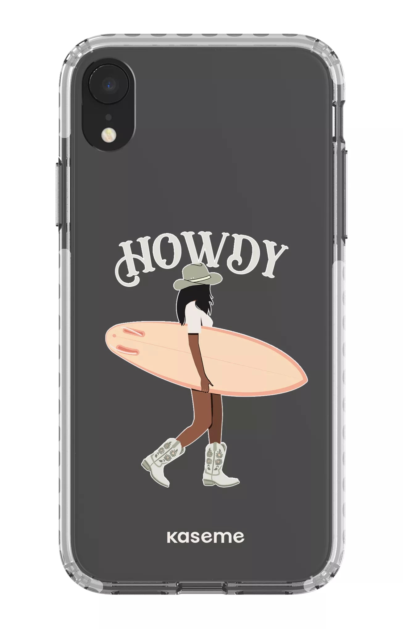 iPhone XR Clear Case - White Westsea Green Clear Case -