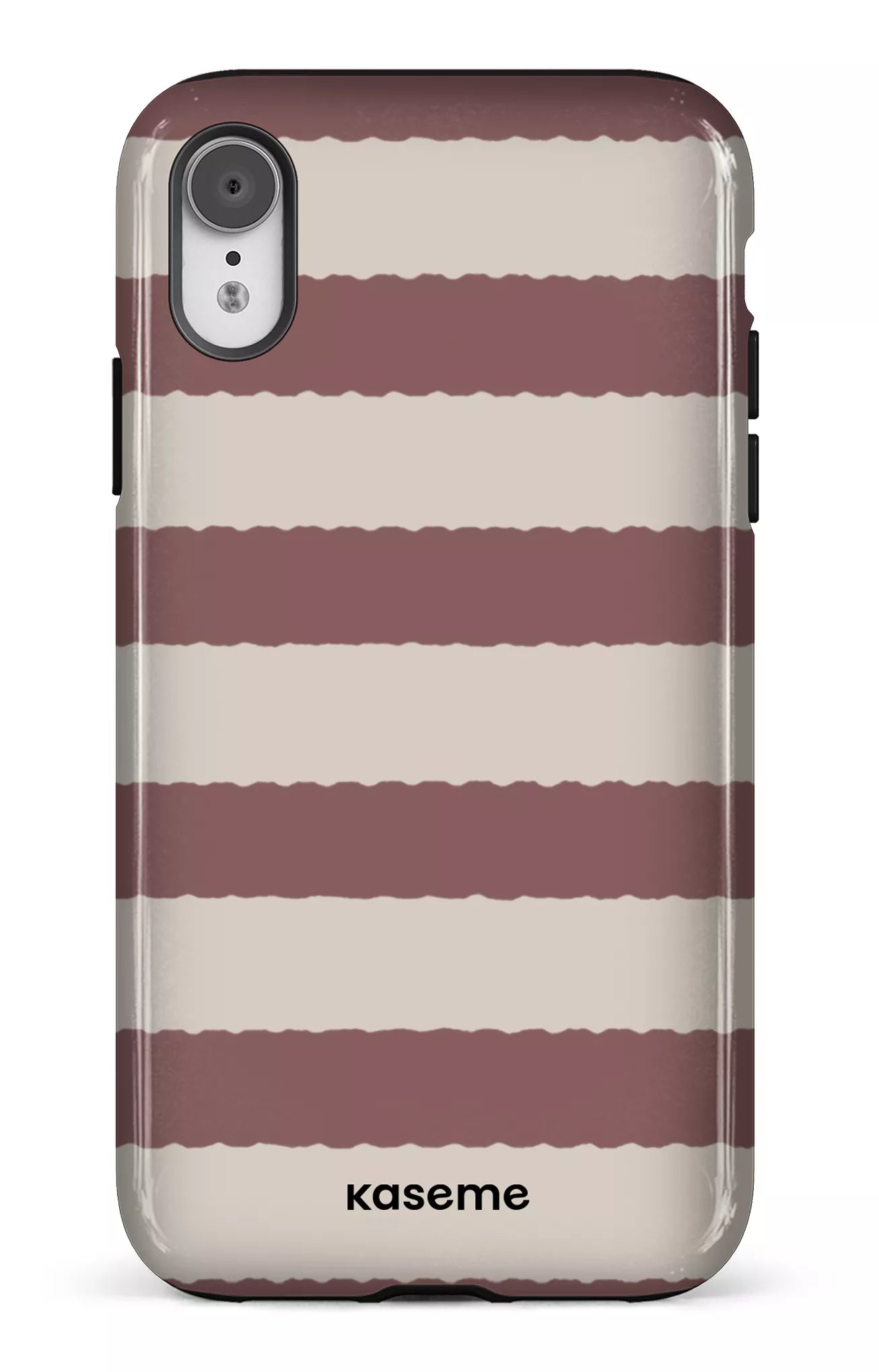 iPhone XR Tough Aligned Brown -