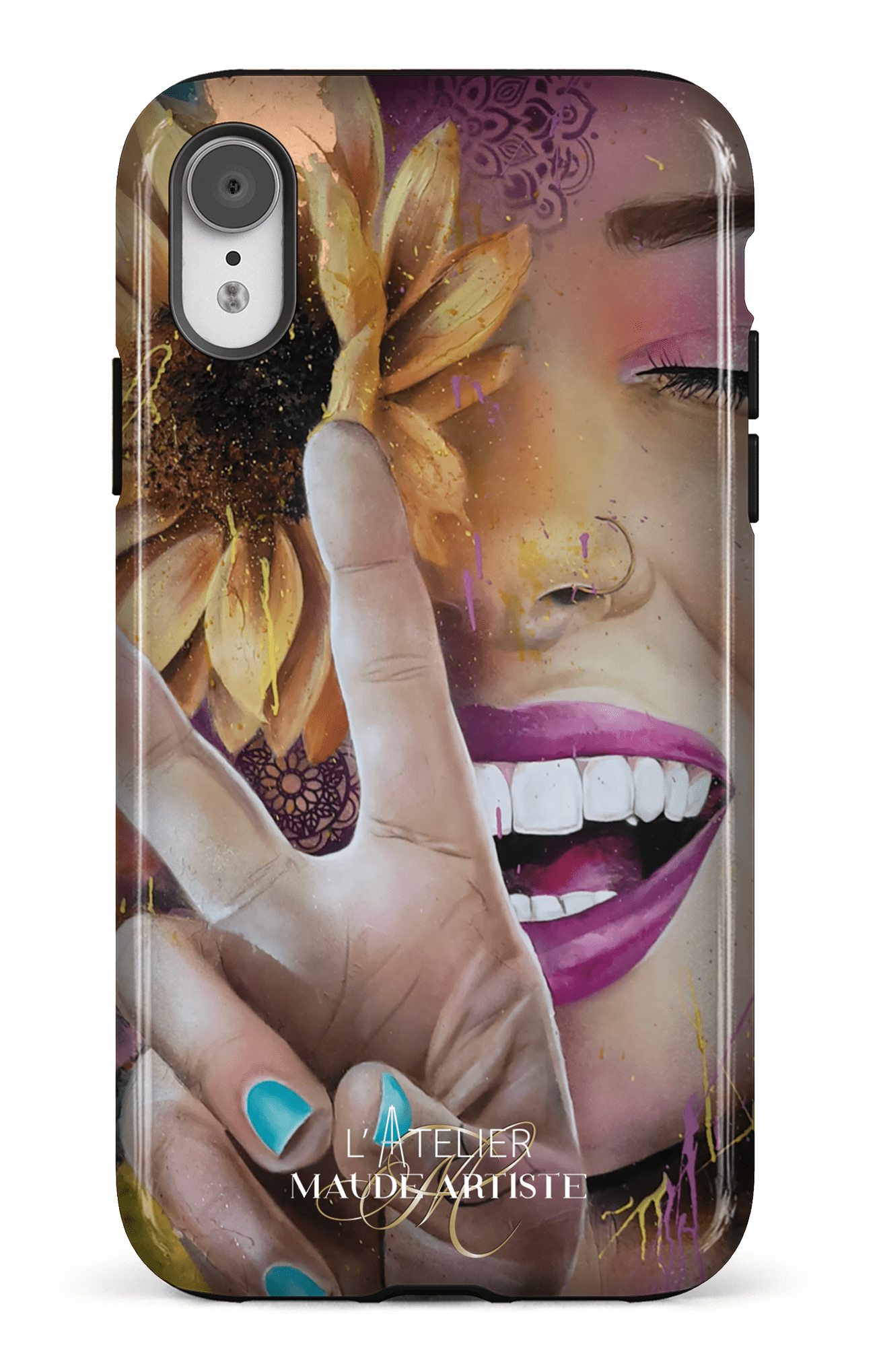 iPhone XR Tough Around Peace by Maude -