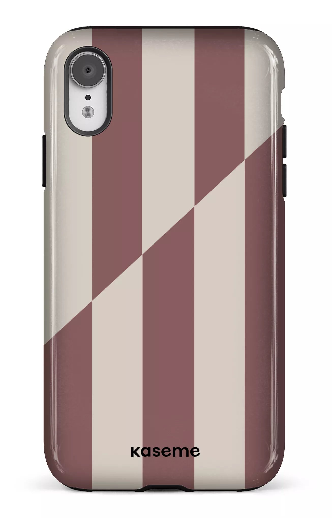 iPhone XR Tough Divided Brown -