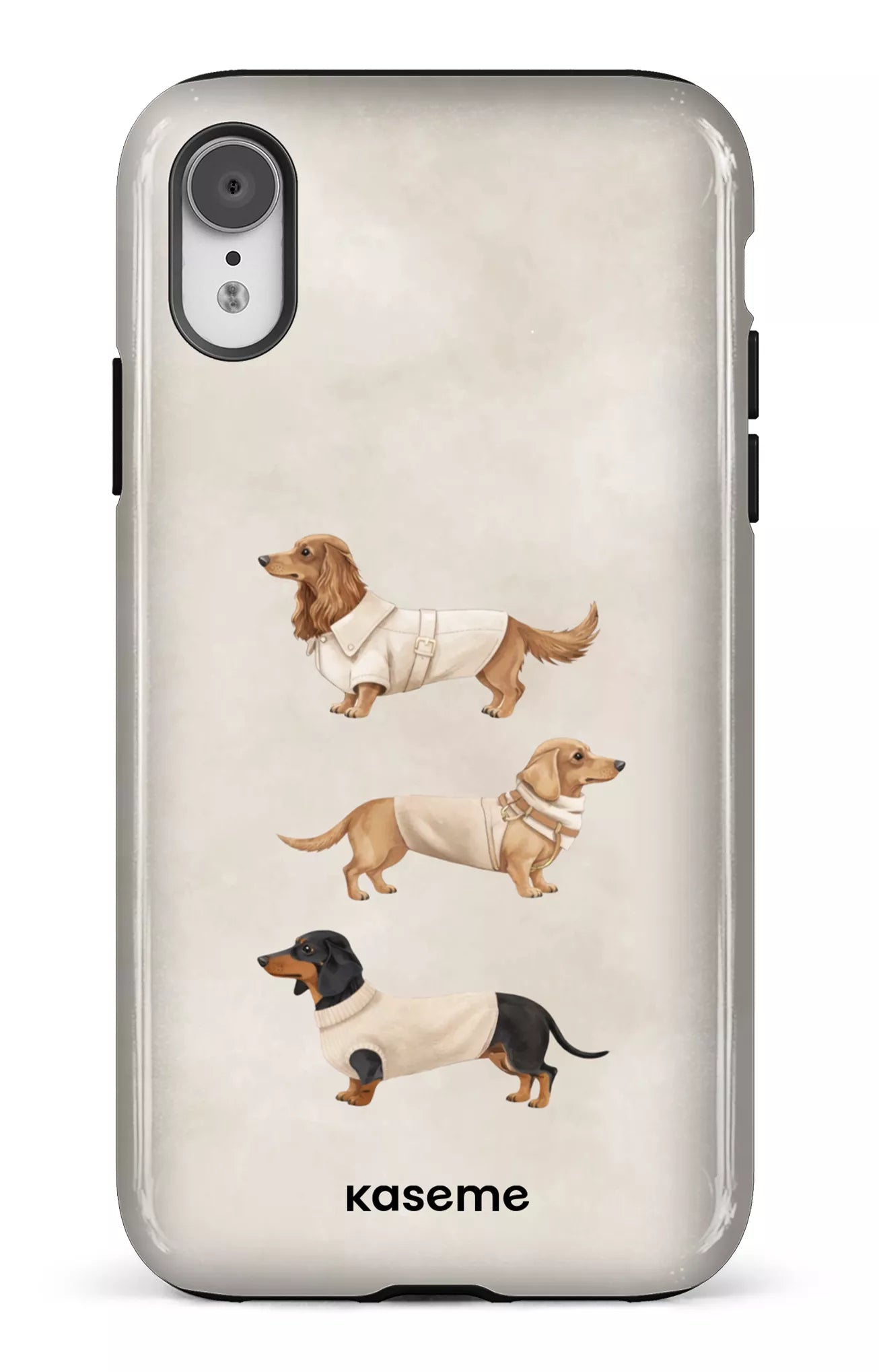 iPhone XR Tough Doxies Club Beige -