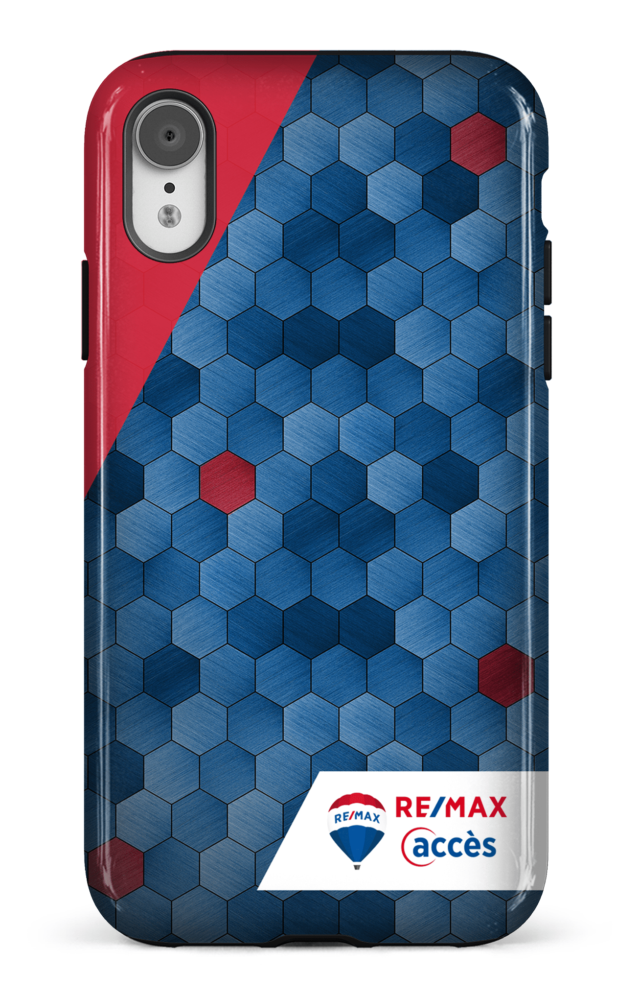 iPhone XR Tough Exagones texturés -