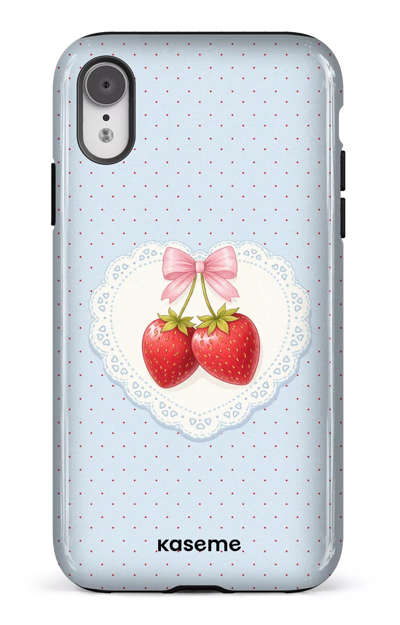 iPhone XR Tough Fresa Lace Blue -