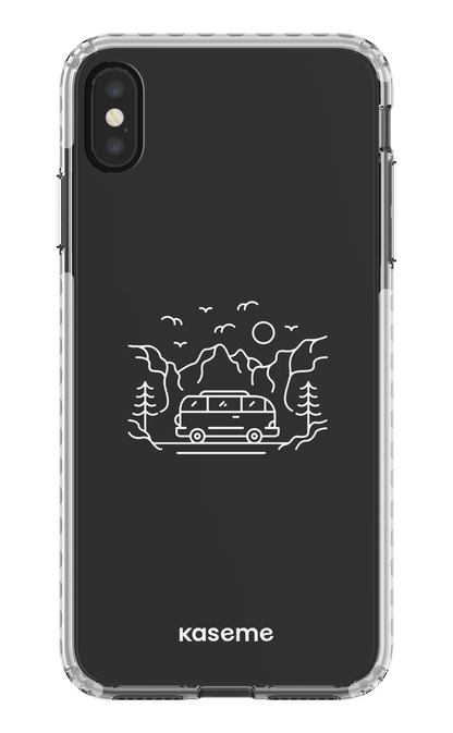 iPhone XS Max Clear Case - White Camp Life Clear Case -