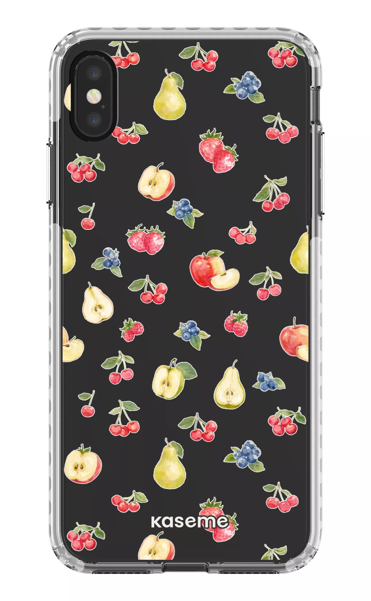 iPhone XS Max Clear Case - White Clara Clear Case -