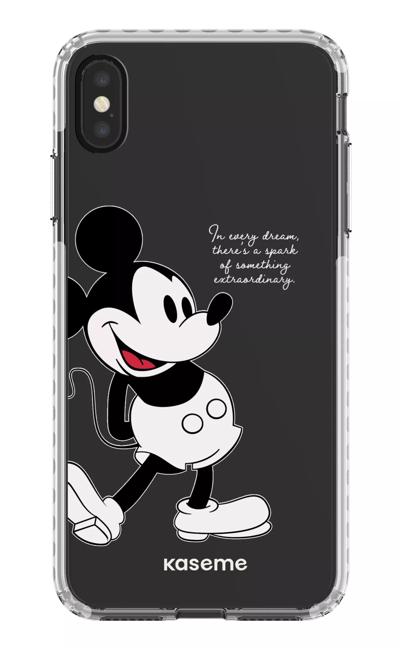 iPhone XS Max Clear Case - White Dreamscape Clear Case -