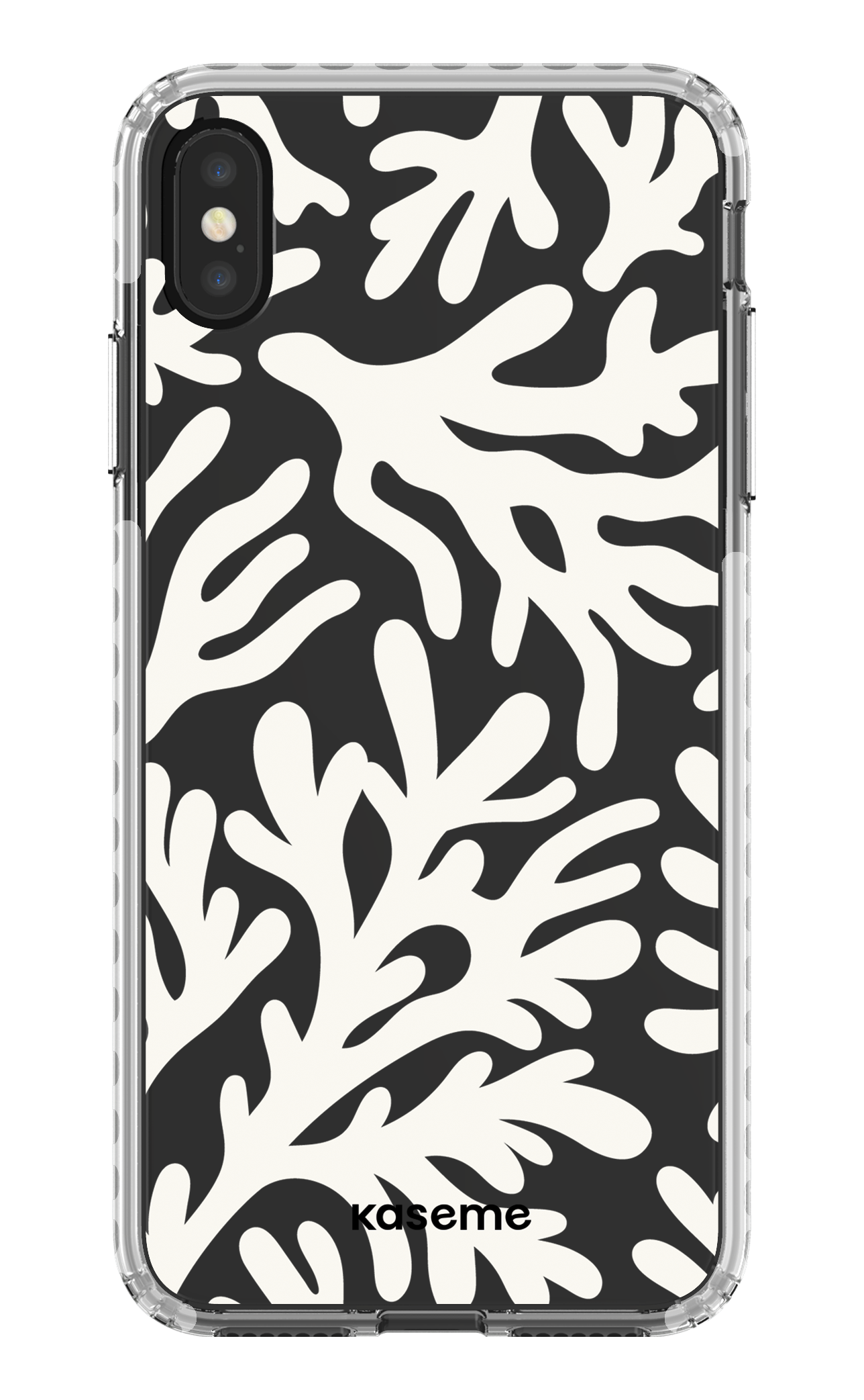 iPhone XS Max Clear Case - White Koralia Clear Case -
