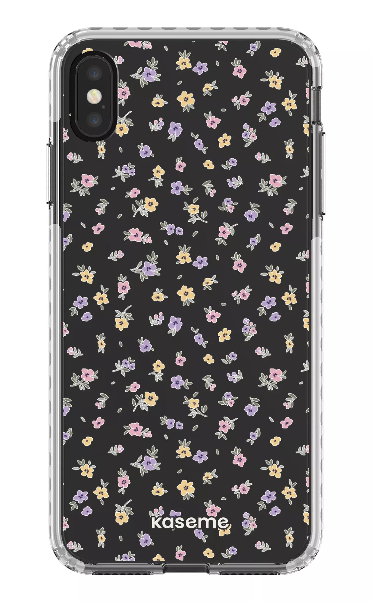 iPhone XS Max Clear Case - White Porcelain Blossom Clear Case -
