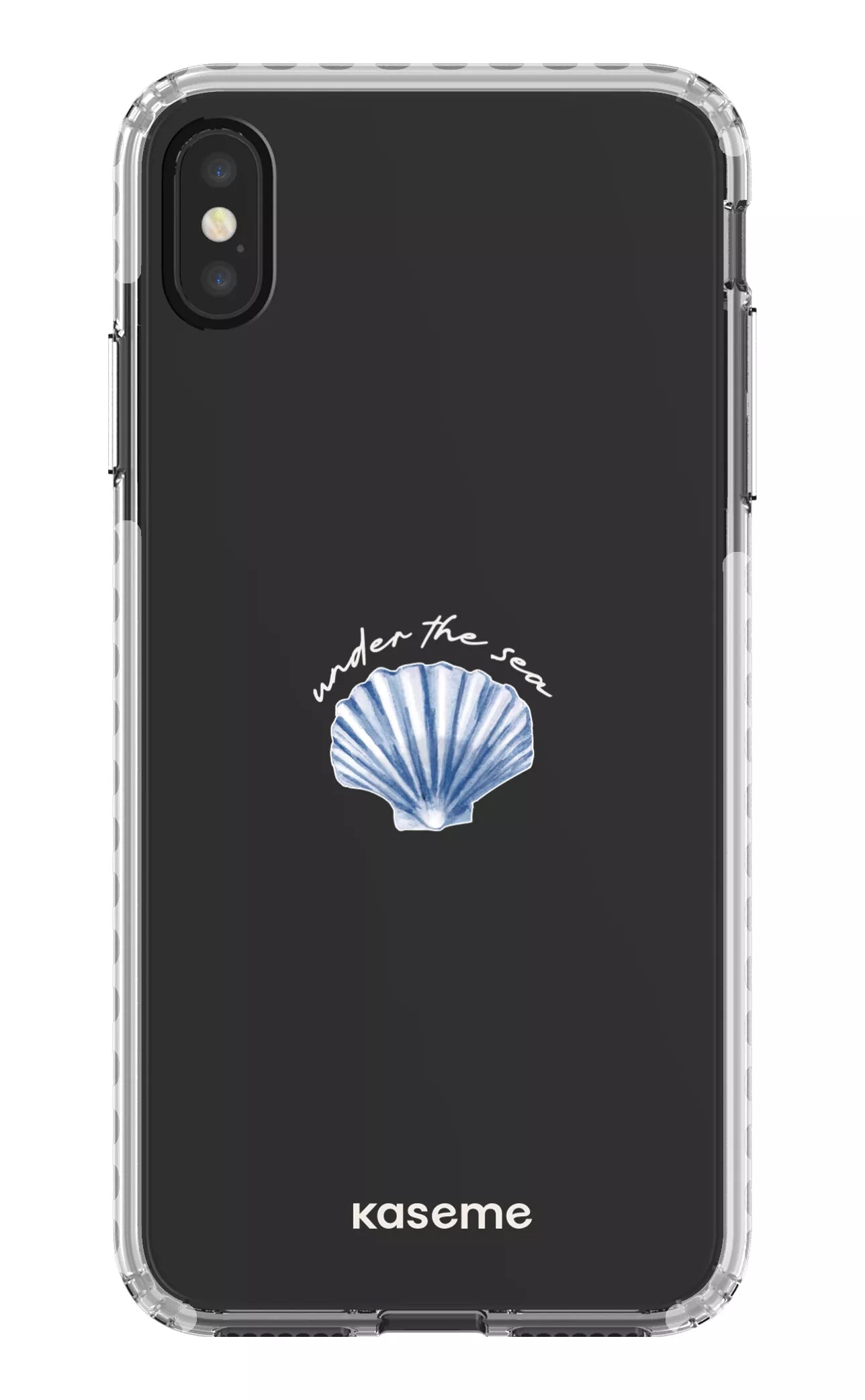 iPhone XS Max Clear Case - White Sealia Clear Case -