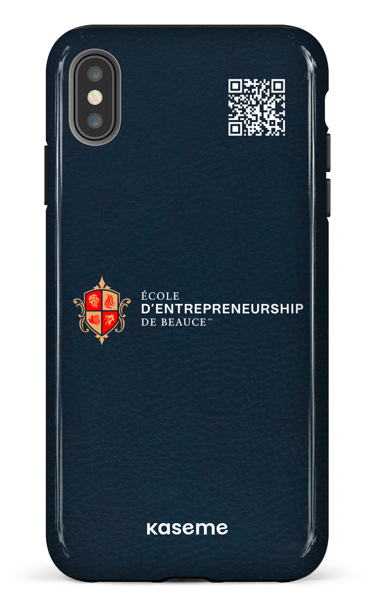 iPhone XS Max tough EEB Bleu QR -