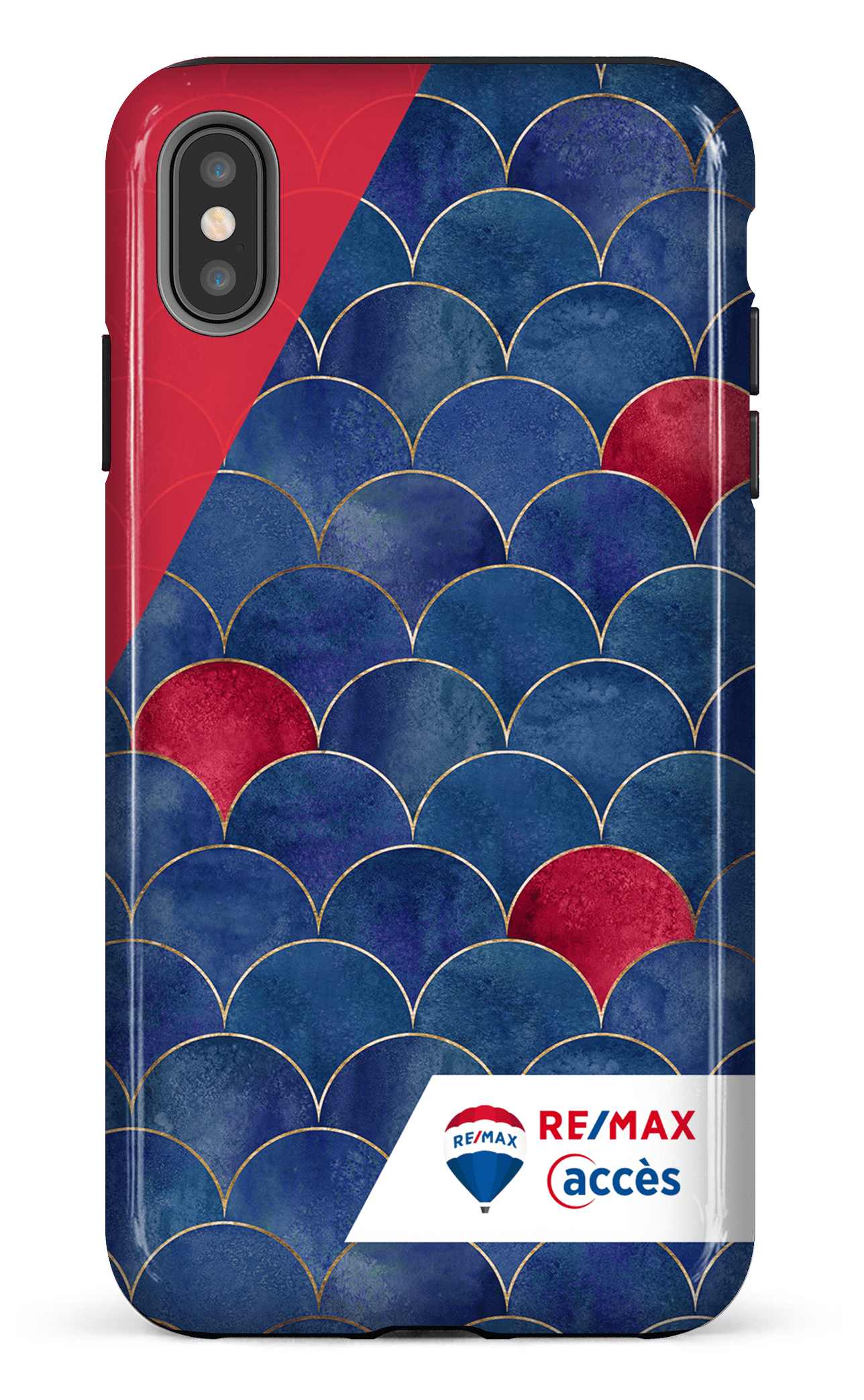 iPhone XS Max tough Écailles bicolores -