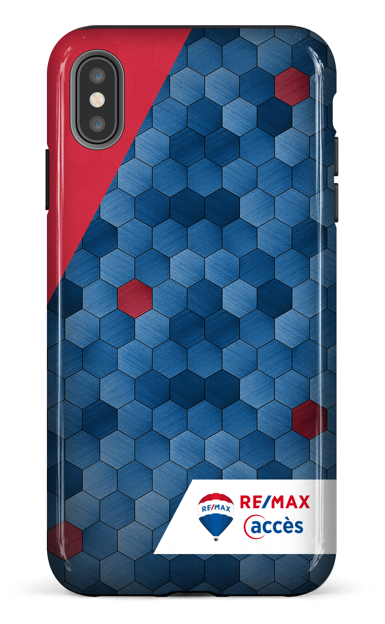 iPhone XS Max tough Exagones texturés -