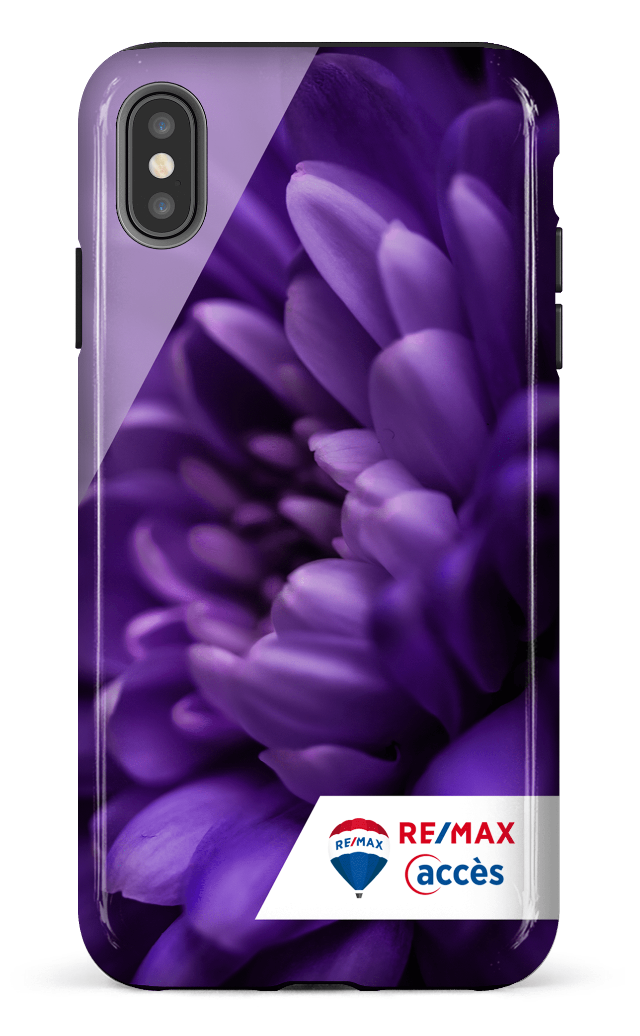 iPhone XS Max tough Fleur gros plan -