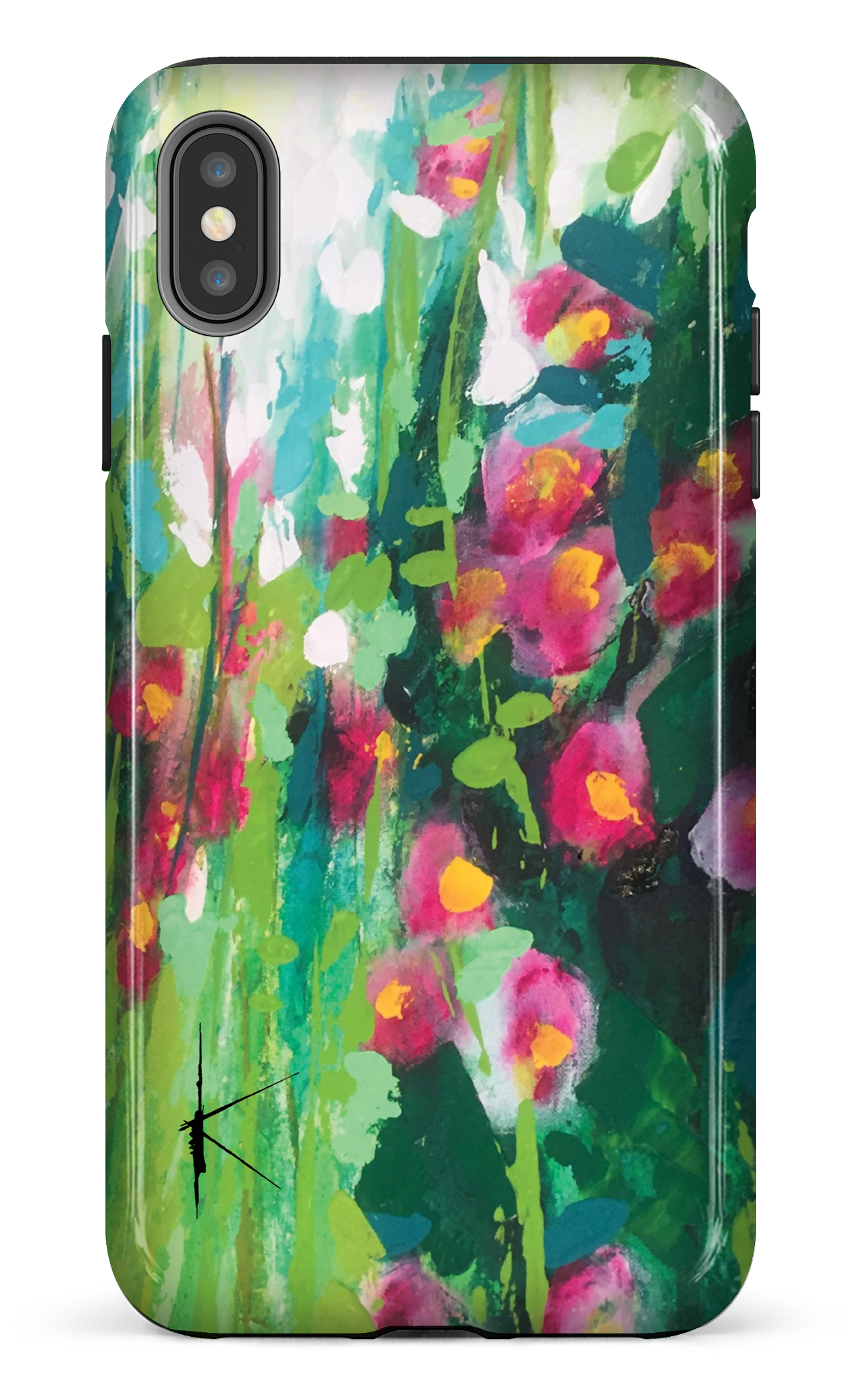 iPhone XS Max tough La Rose Trémière par Kristine Girard -