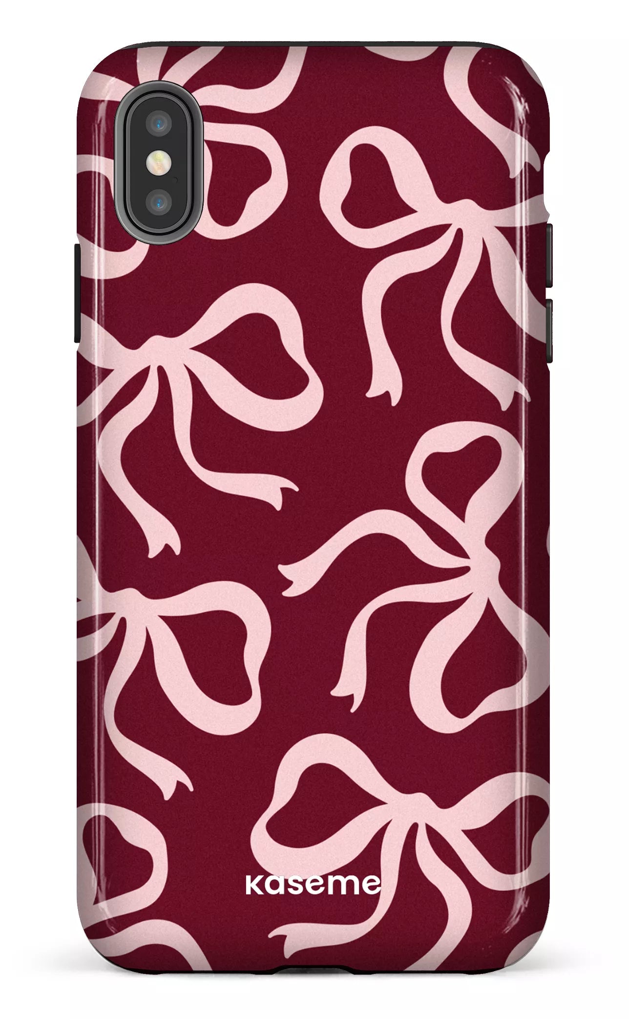 iPhone XS Max tough Lace Burgundy & Pink -