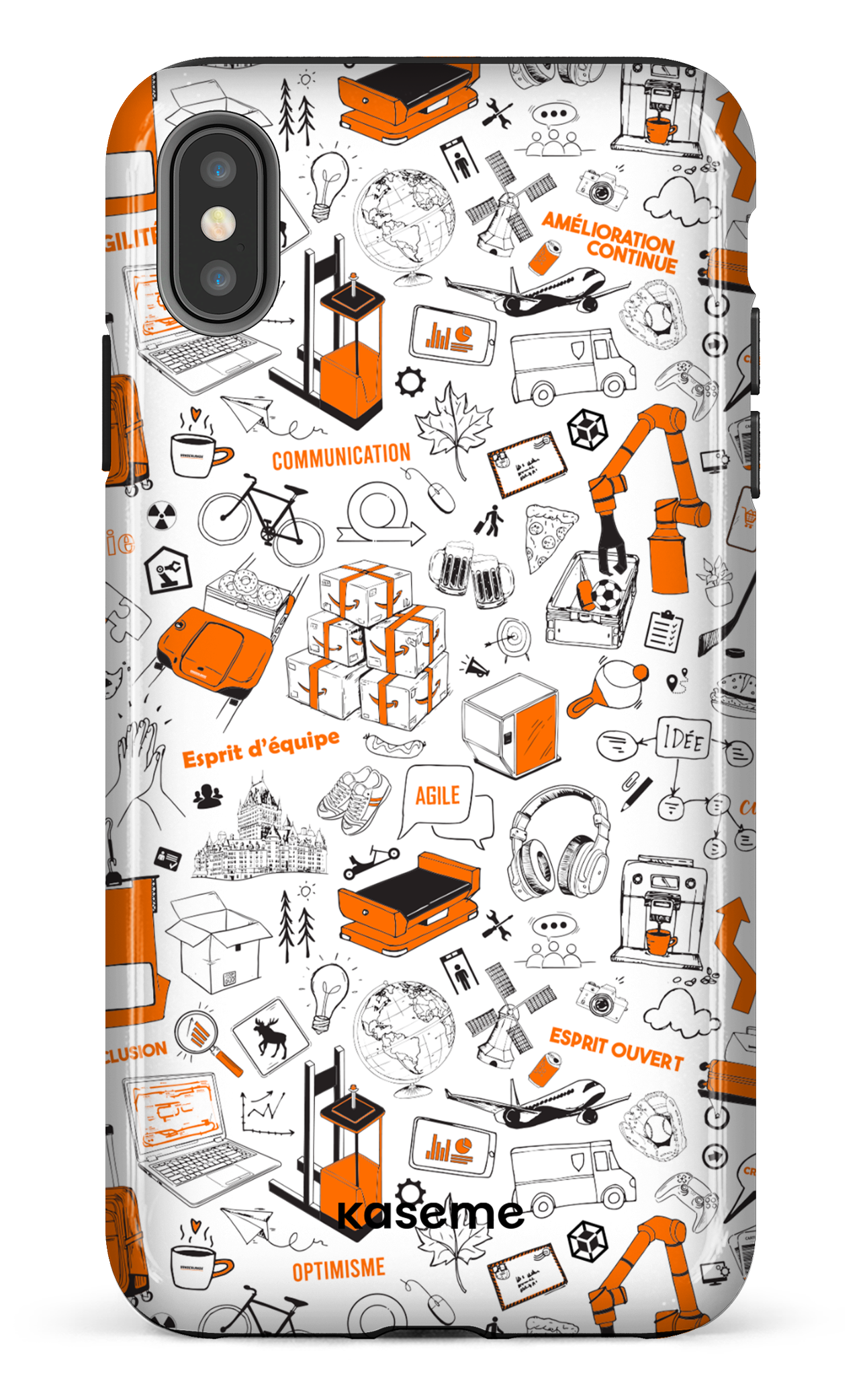 iPhone XS Max tough Murale Vanderlande -