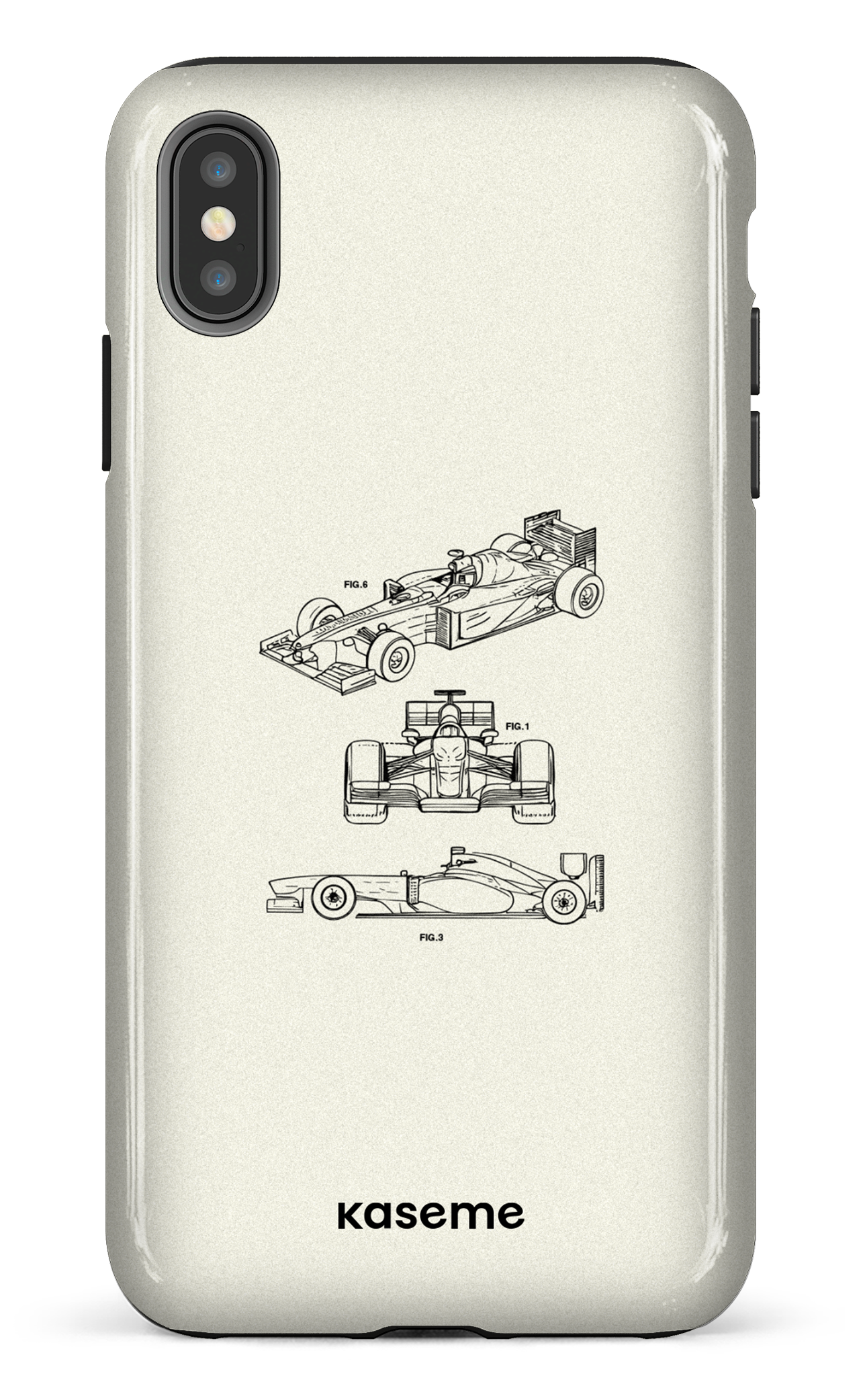 iPhone XS Max tough Sport Car White -