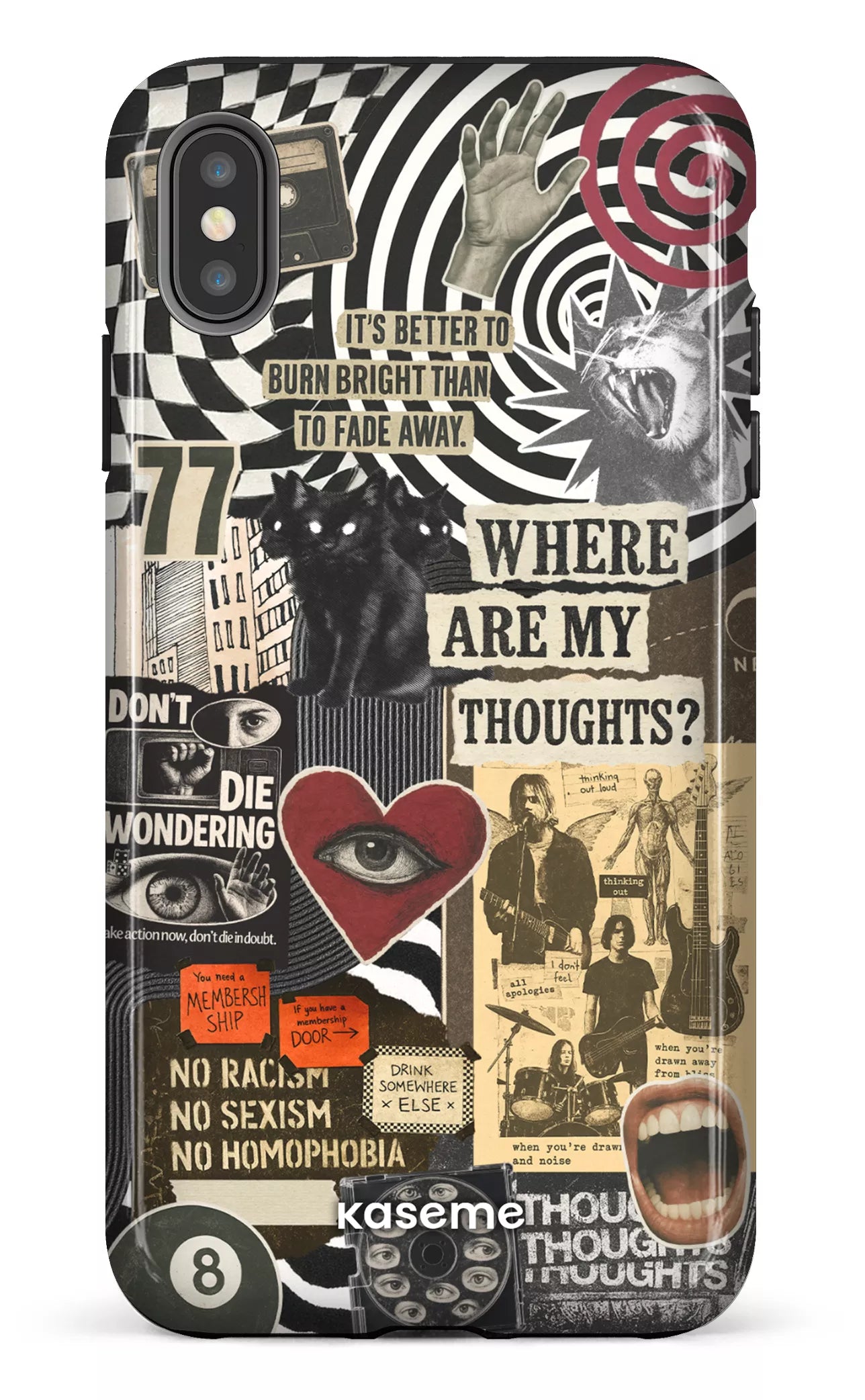 iPhone XS Max tough Static Feelings -