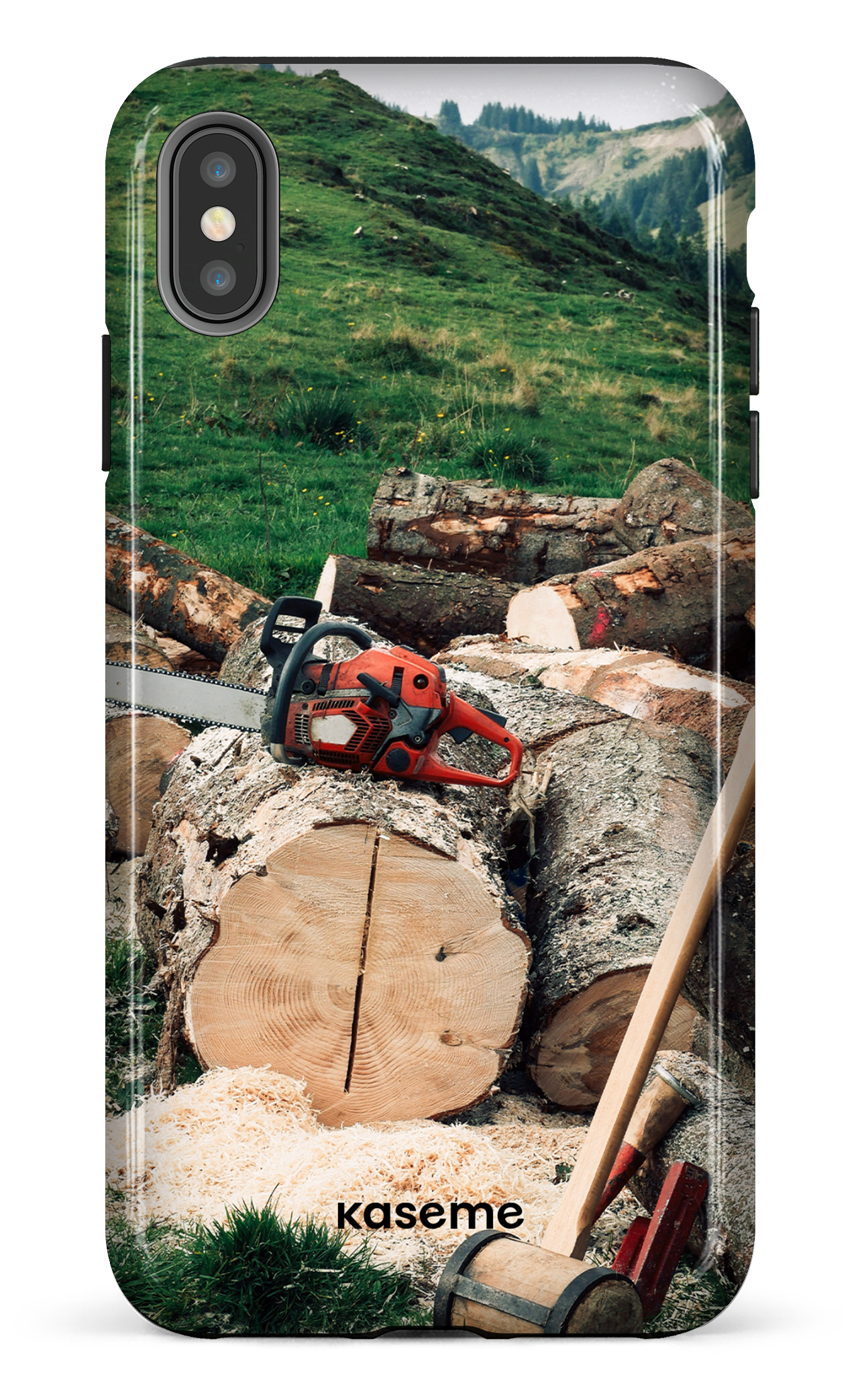 iPhone XS Max tough Timber Cut -