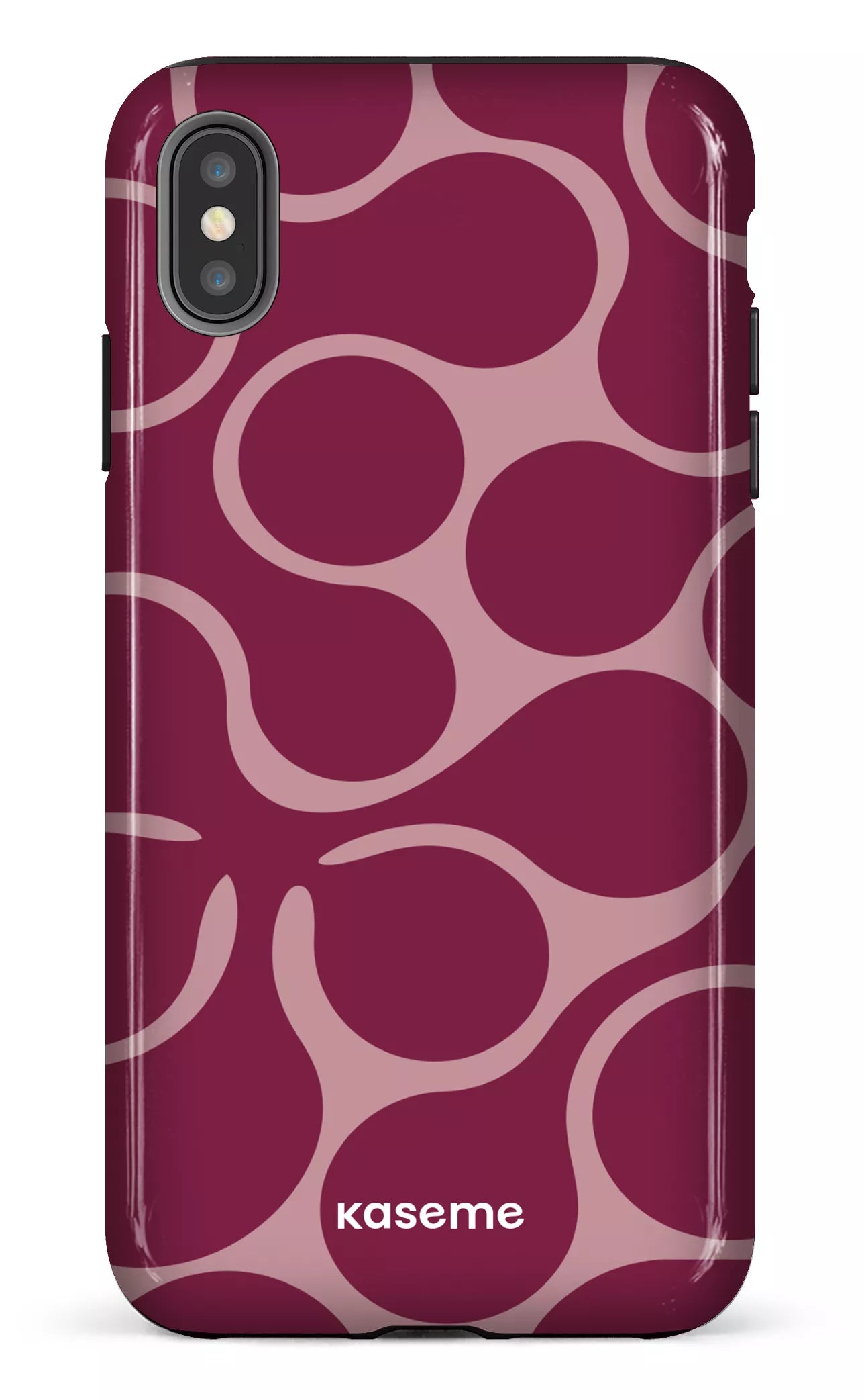 iPhone XS Max tough Unscripted Burgundy -