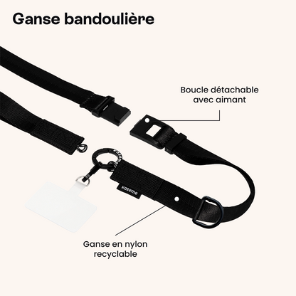 Ganse bandoulière verte