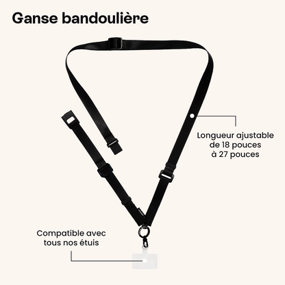 Ganse bandoulière verte