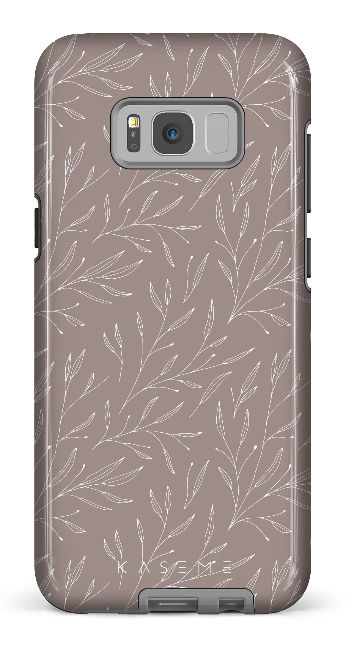 Hibiscus Grey - Galaxy S8 Plus