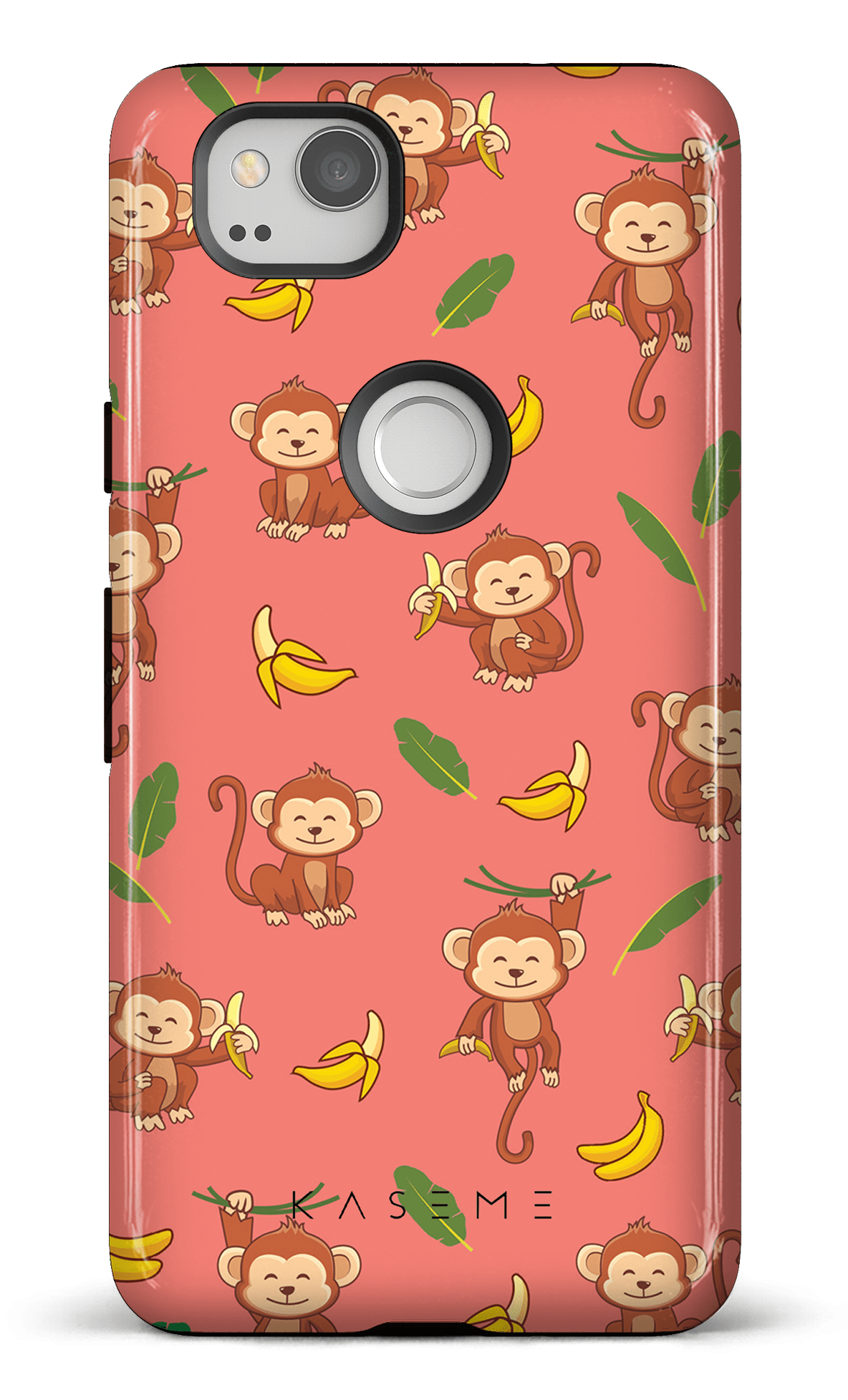 Happy Monkey red - Google Pixel 2