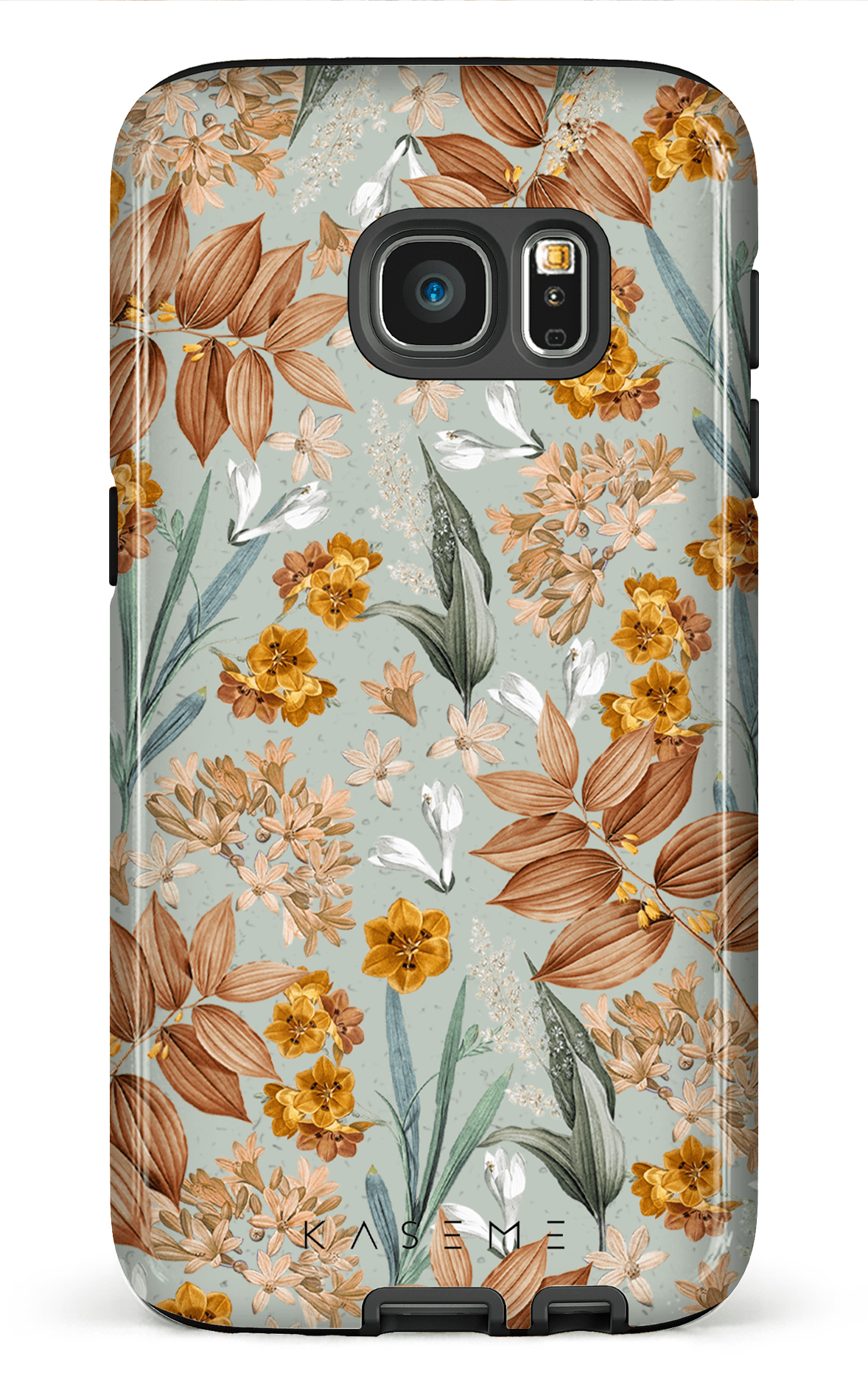 Autumn Leaves Blue by Sarah Couture - Galaxy S7