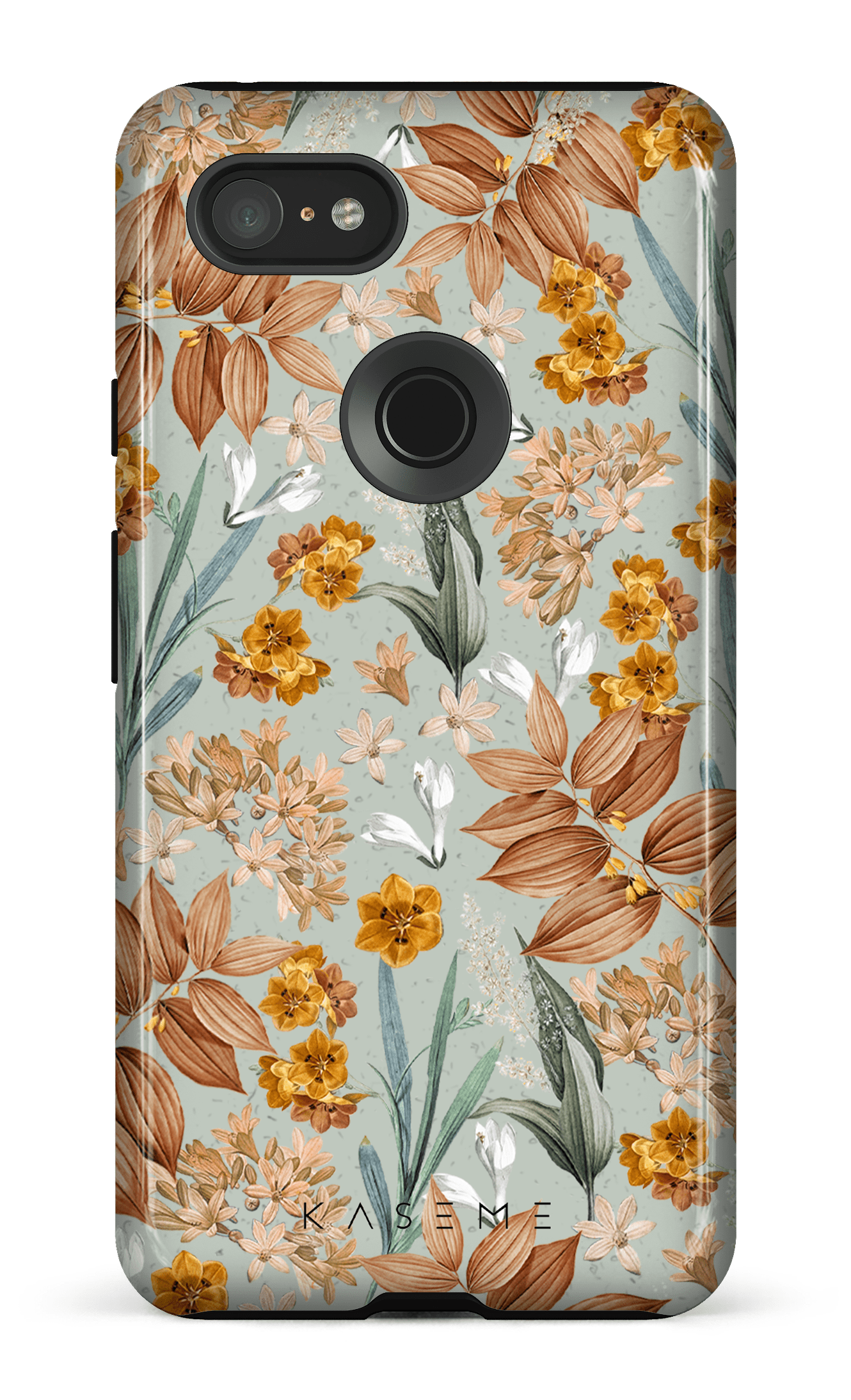 Autumn Leaves Blue by Sarah Couture - Google Pixel 3 XL
