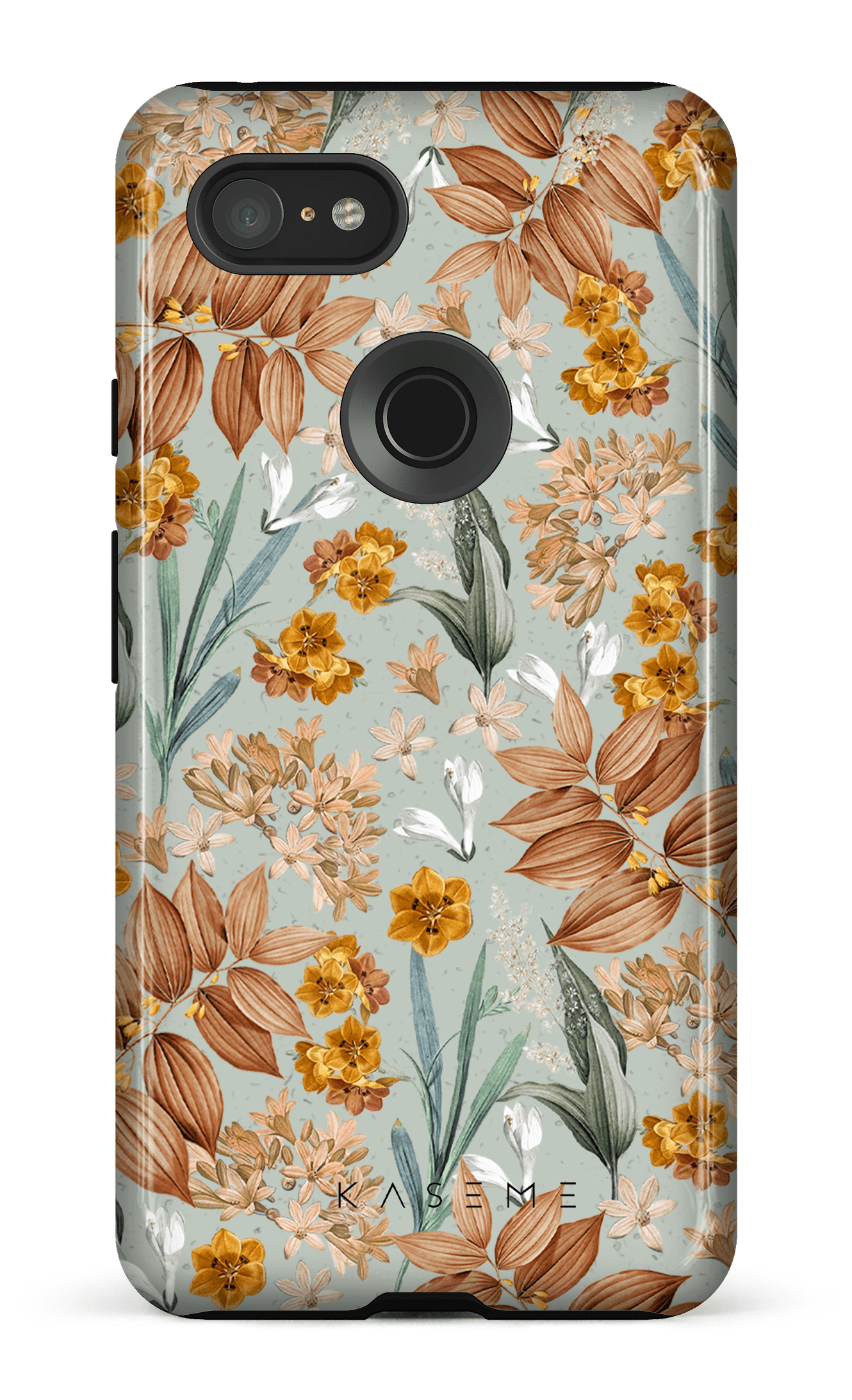 Autumn Leaves Blue by Sarah Couture - Google Pixel 3 XL