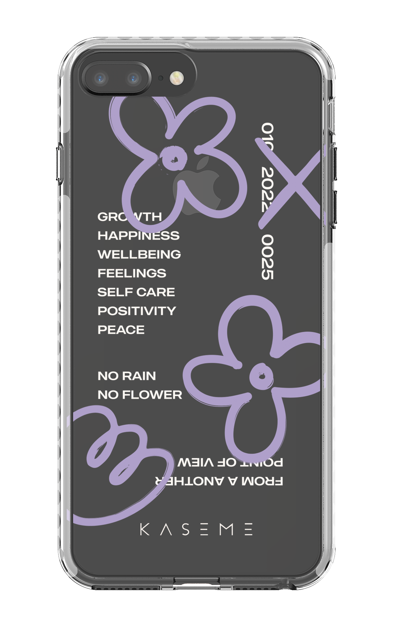 Feelings purple clear case - iPhone 7/8 Plus
