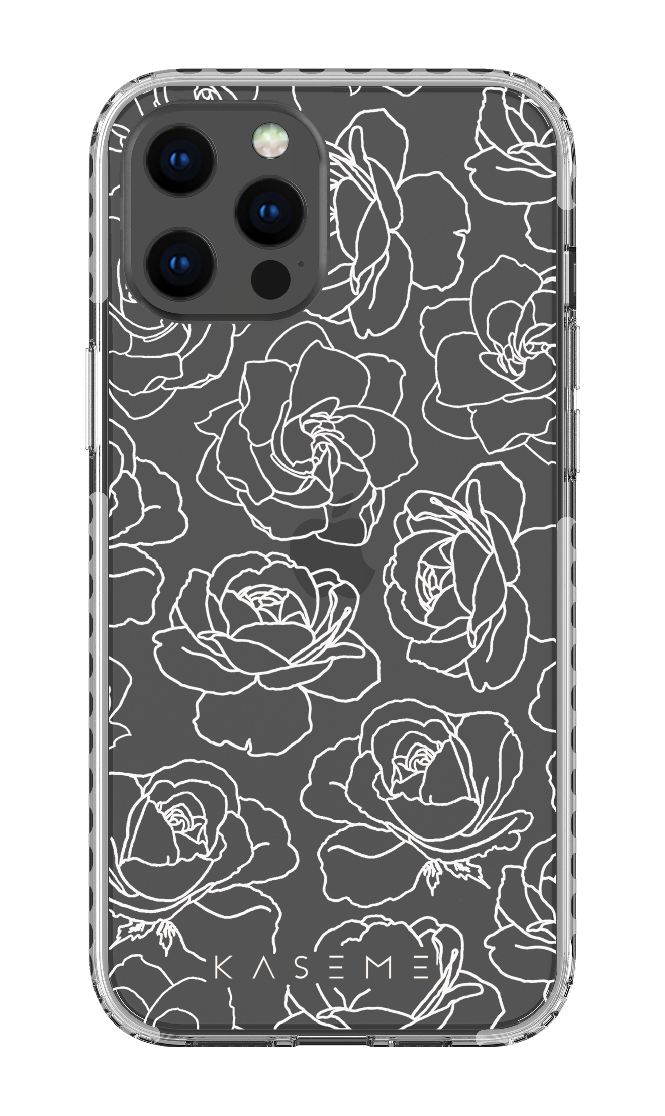 Polar Flowers Clear Case - iPhone 12 pro Max