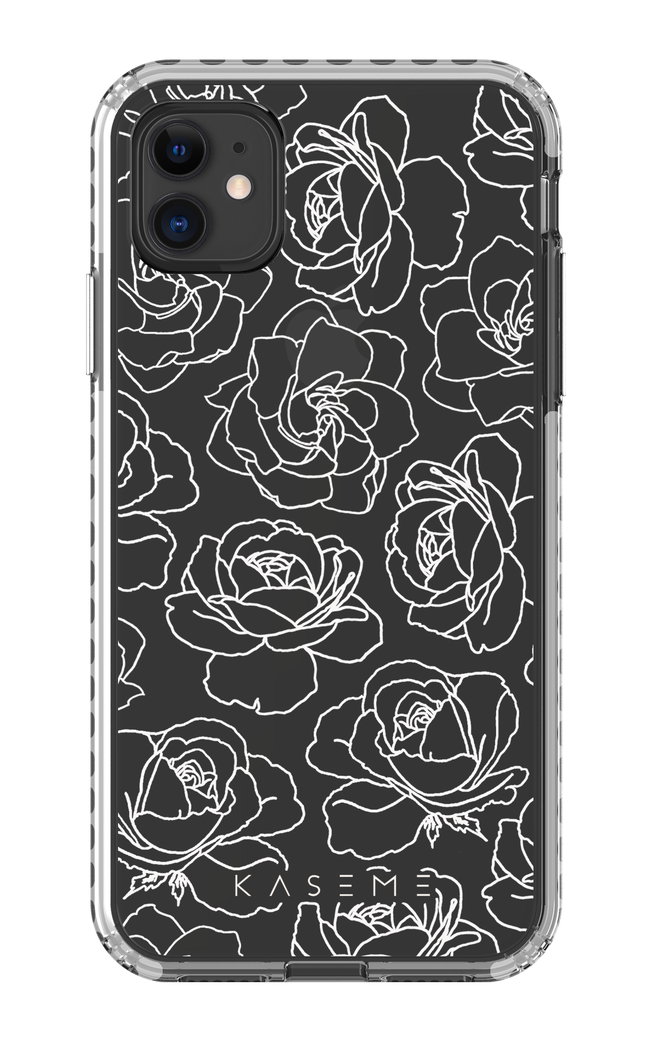 Polar Flowers Clear Case - iPhone 11