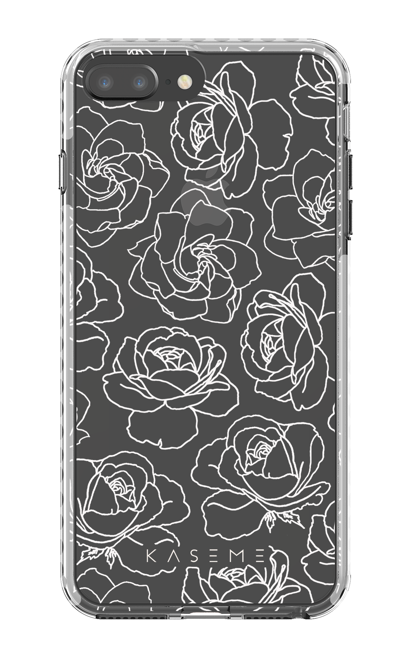 Polar Flowers Clear Case - iPhone 7/8 Plus