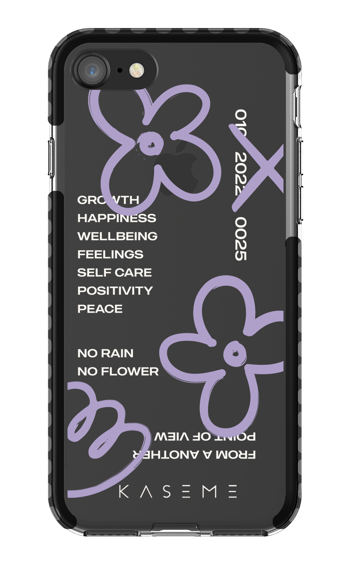 Feelings purple clear case - iPhone SE 2020