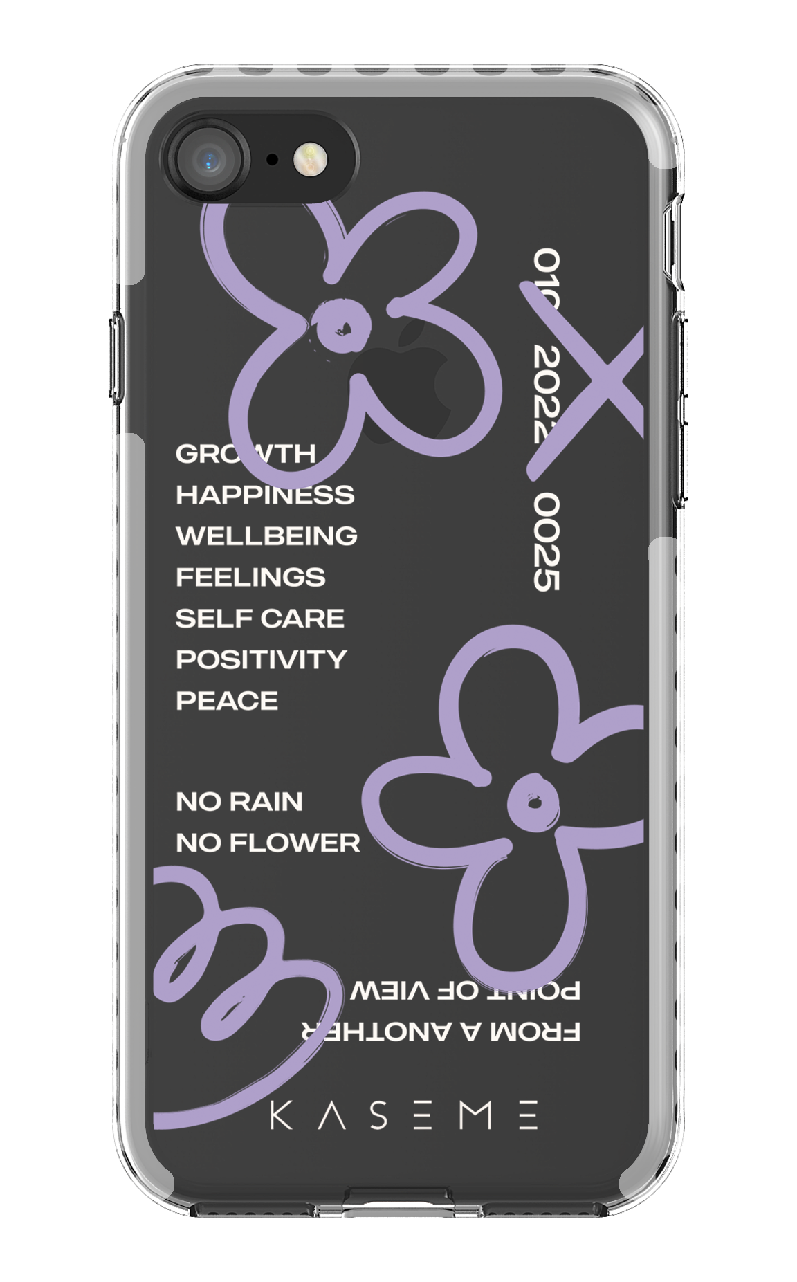 Feelings purple clear case - iPhone SE 2020