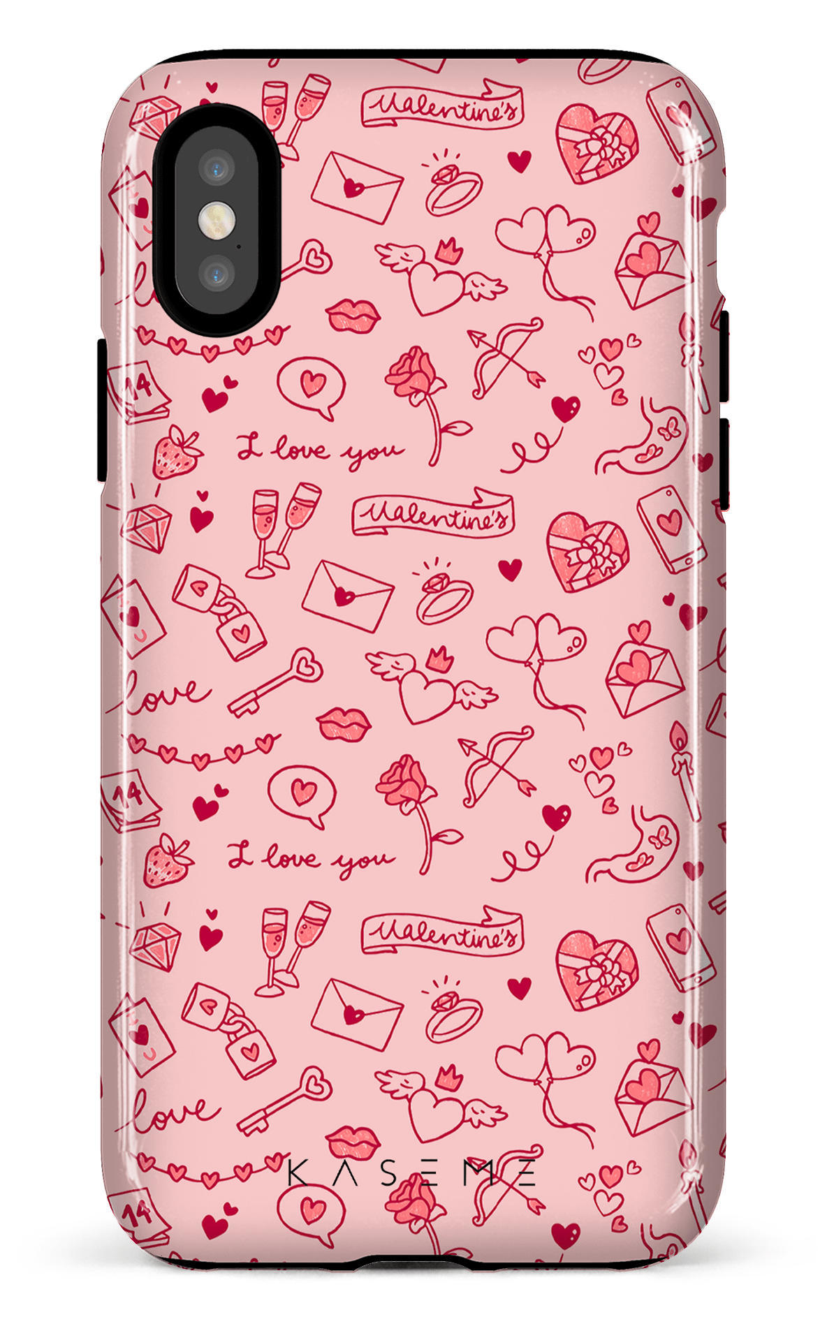 My Valentine pink - iPhone X/Xs
