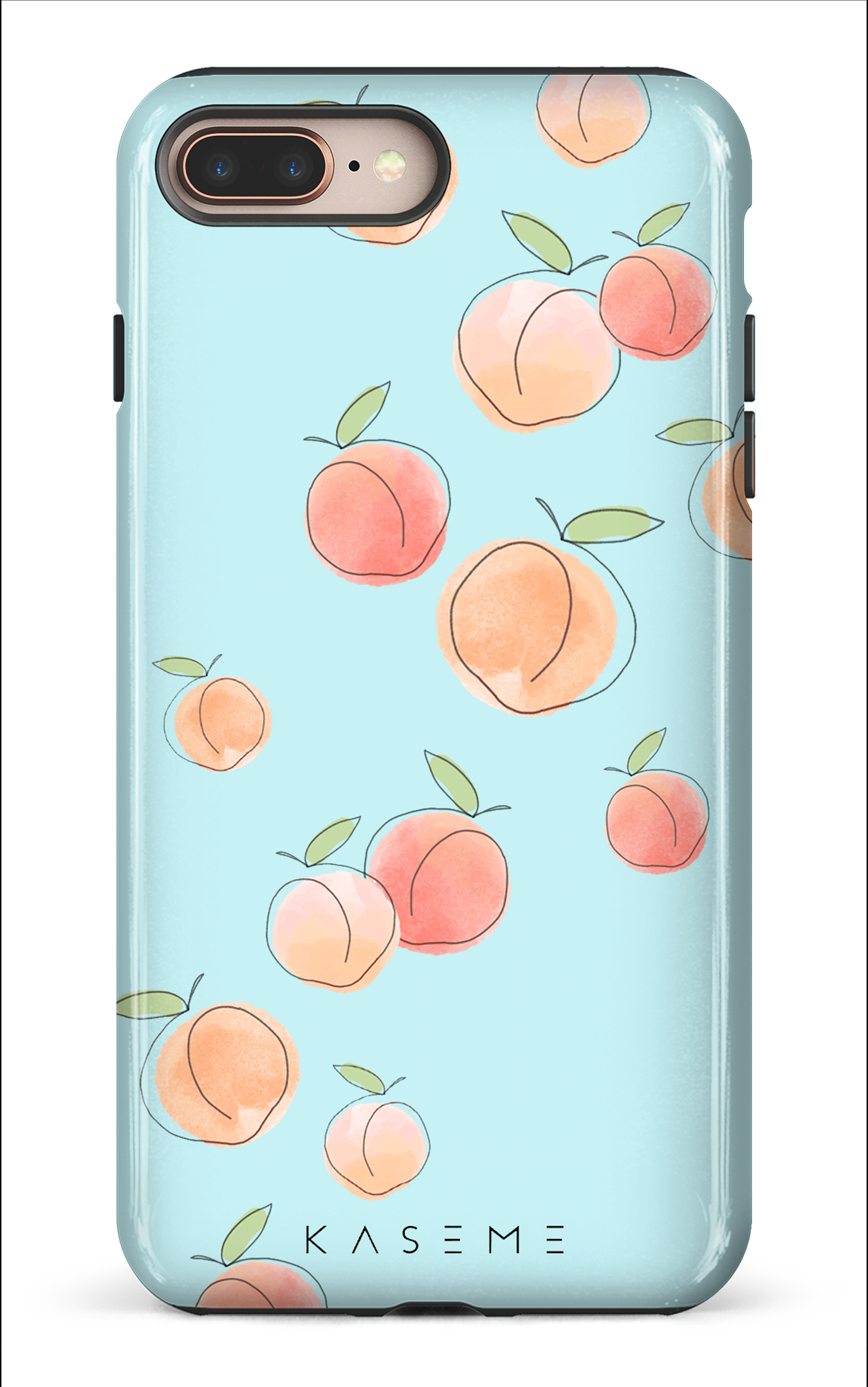 Peachy Blue - iPhone 8 Plus