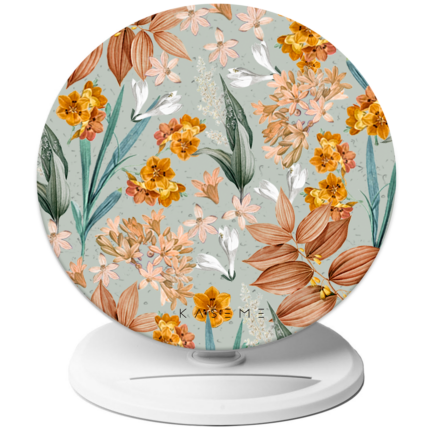 Autumn Leaves Blue wireless charger