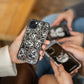Polar Flowers Clear Case